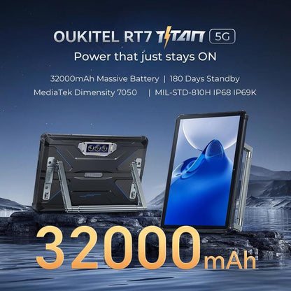 OUKITEL RT7 TITAN 5G Rugged Tablet 10.1 inch