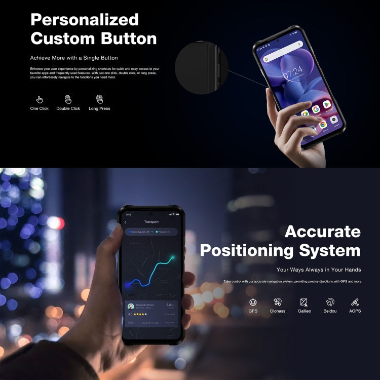 DOOGEE V20S, Side Fingerprint, 6.43 inch Android 13 Dimensity 6020 Octa Core 2.2GHz, Network: 5G, OTG, NFC, Support Google Pay, 12GB+256GB - NMNYSX