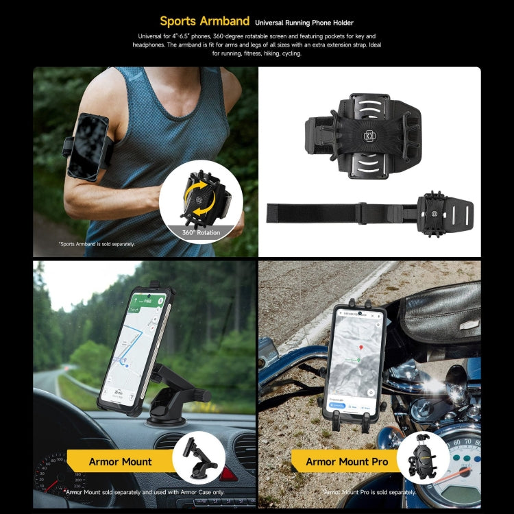 Ulefone Armor 23 Ultra Rugged Phone, 6.78 inch Android 13 MediaTek Dimensity 8020 Octa Core up to 2.6GHz, Network: 5G, NFC, OTG, Satellite Messaging, 12GB+512GB - NMNYSX