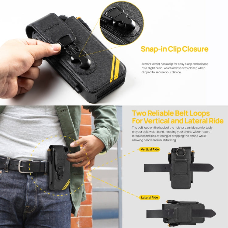 Ulefone Armor Holster Multi-Purpose Phone Pouch Waist Bag, For Ulefone Armor 26 Ultra, For Ulefone Armor 24 - NMNYSX