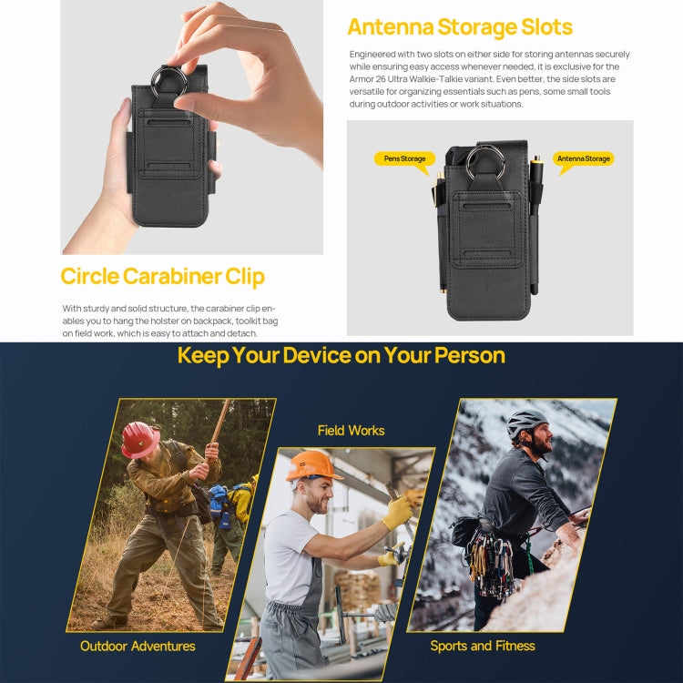 Ulefone Armor Holster Multi-Purpose Phone Pouch Waist Bag, For Ulefone Armor 26 Ultra, For Ulefone Armor 24 - NMNYSX