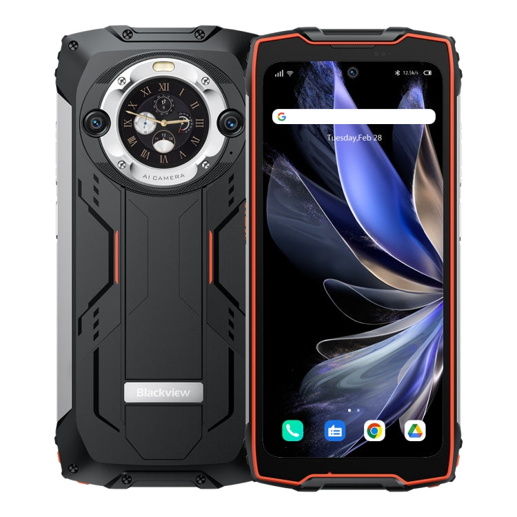 Blackview BV9300 Pro, IP68/IP69K/MIL-STD-810H, 6.7 inch + 1.32 inch Android 13 MediaTek Helio G99 Octa Core, Network: 4G, NFC, OTG, 8GB+256GB, 12GB+256GB - NMNYSX