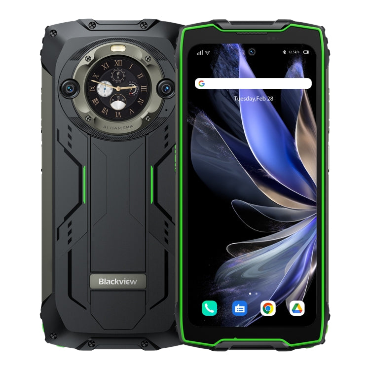 Blackview BV9300 Pro, IP68/IP69K/MIL-STD-810H, 6.7 inch + 1.32 inch Android 13 MediaTek Helio G99 Octa Core, Network: 4G, NFC, OTG, 8GB+256GB, 12GB+256GB - NMNYSX