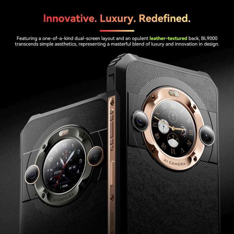 Blackview BL9000, IP68/IP69K/MIL-STD-810H, 6.78 inch + 1.32 inch Android 13 MediaTek Dimensity 8020 Octa Core, Network: 5G, NFC, OTG, BL9000 12GB+512GB - NMNYSX