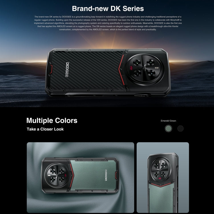 DOOGEE DK10 5G, Quad Cameras, Side Fingerprint, 6.67 inch Android 13 Dimensity 8020 Octa Core 2.6GHz, Network: 5G, OTG, NFC, Support Google Pay, 12GB+512GB - NMNYSX