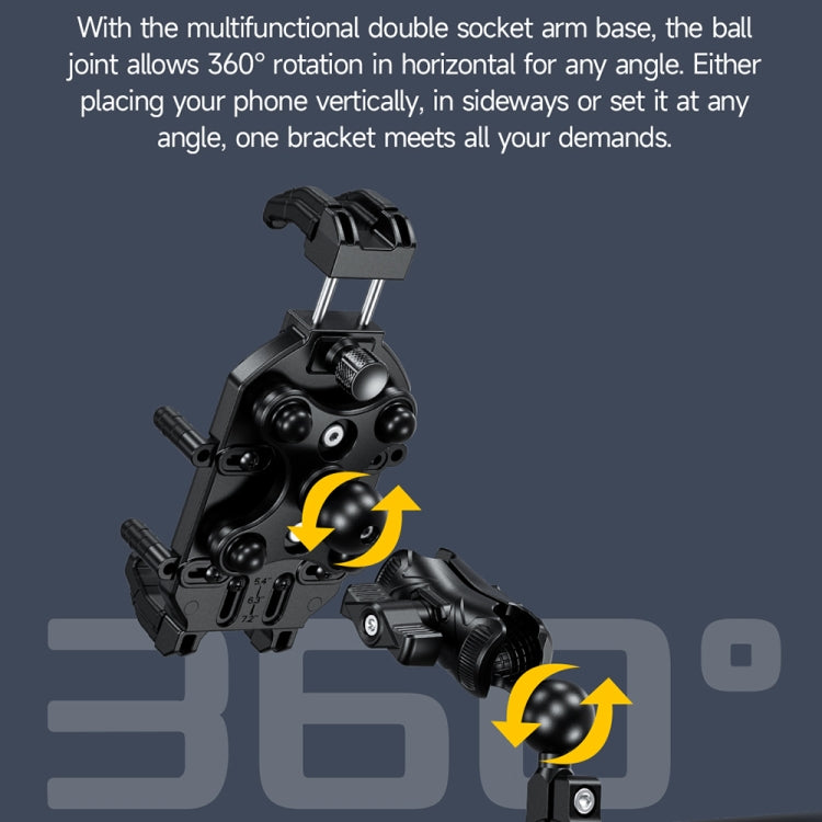Ulefone Armor Mount Pro AM02 Universal Bicycle Handle Phone Holder - NMNYSX