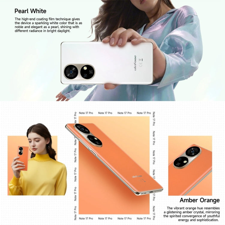 Ulefone Note 17 Pro, Screen Fingerprint, 6.78 inch Android 13 MediaTek Helio G99 MTK6789 Octa Core, NFC, Network: 4G, 12GB+256GB - NMNYSX