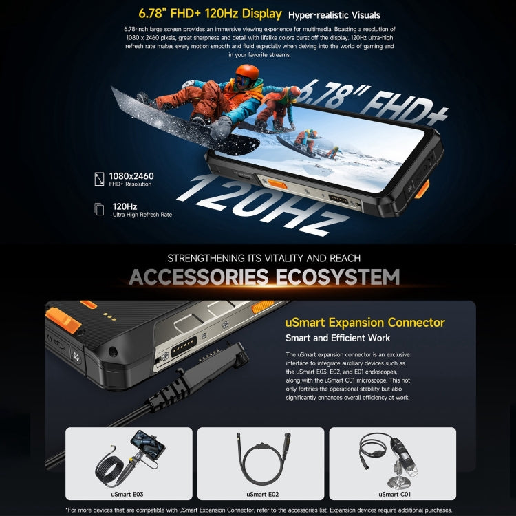 Ulefone Armor 26 Ultra Rugged Phone, 6.78 inch Android 13 MediaTek Dimensity 8020 Octa Core, Network: 5G, NFC, 12GB+512GB - NMNYSX
