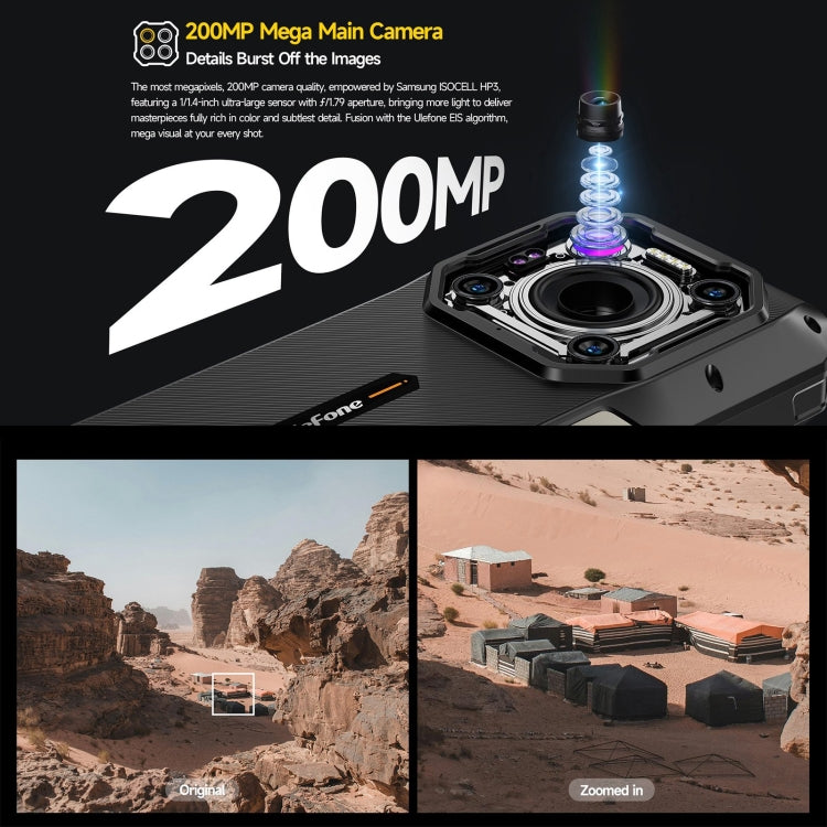 Ulefone Armor 26 Ultra Rugged Phone, 6.78 inch Android 13 MediaTek Dimensity 8020 Octa Core, Network: 5G, NFC, 12GB+512GB - NMNYSX