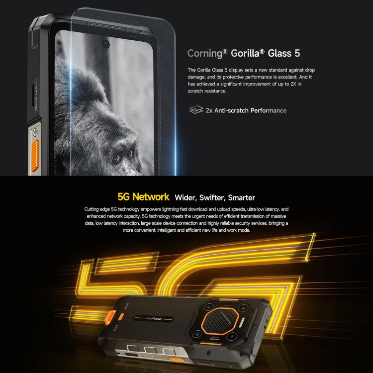 Ulefone Armor 26 Ultra Walkie-Talkie Version Rugged Phone, 6.78 inch Android 13 MediaTek Dimensity 8020 Octa Core, Network: 5G, NFC, 12GB+512GB Walkie-Talkie Version - NMNYSX