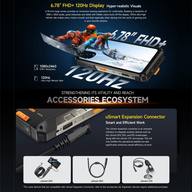 Ulefone Armor 26 Ultra Walkie-Talkie Version Rugged Phone, 6.78 inch Android 13 MediaTek Dimensity 8020 Octa Core, Network: 5G, NFC, 12GB+512GB Walkie-Talkie Version - NMNYSX
