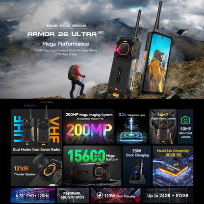 Ulefone Armor 26 Ultra Walkie-Talkie