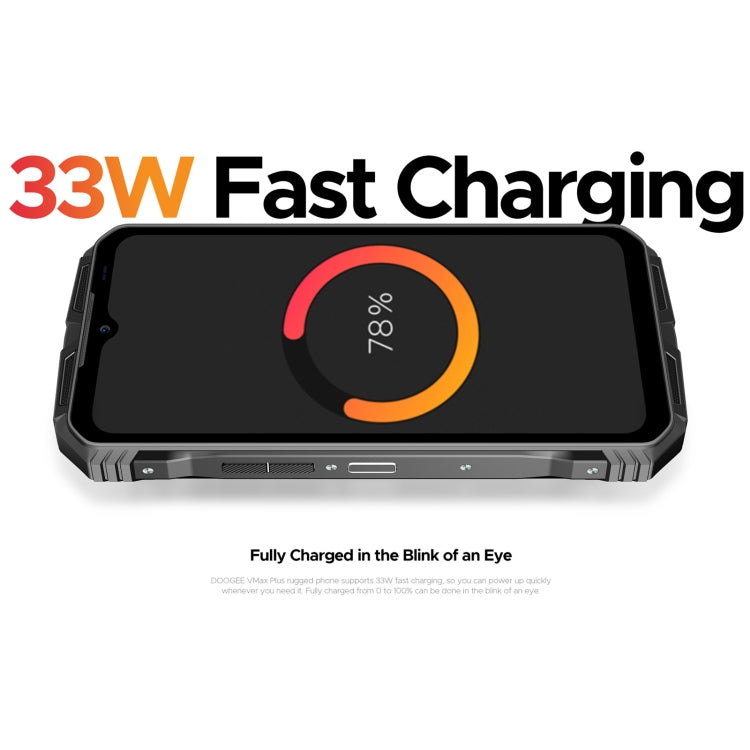 DOOGEE Vmax Plus 5G Rugged Phone, 6.58 inch Android 14 MediaTek Dimensity 7050 Octa Core, Network: 5G, OTG, NFC, 16GB+512GB - NMNYSX