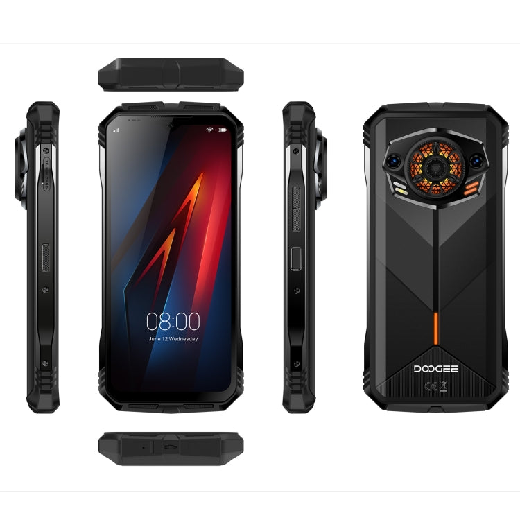DOOGEE S PUNK Rugged Phone, 6.58 inch Android 14 Spreadtrum T606 Octa Core, Network: 4G, OTG, NFC, 6GB+256GB - NMNYSX