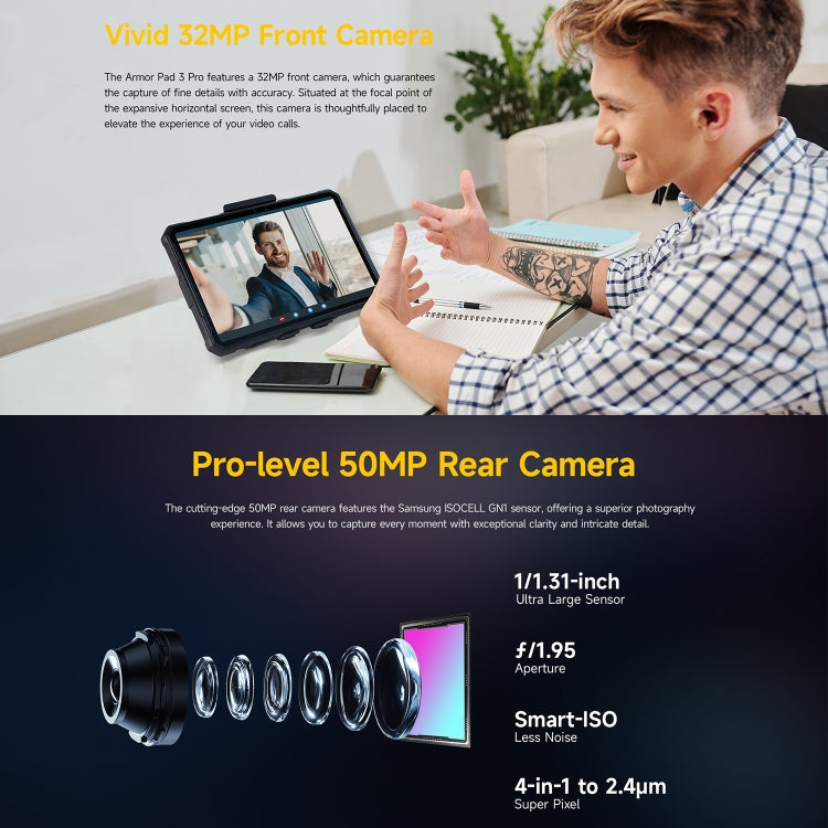 Ulefone Armor Pad 3 Pro Rugged Tablet PC, 10.36 inch Android 13 MediaTek MT8788 Octa Core 4G Network, EU and USB Plug, Armor Pad 3 Promining farming industryng mechanic