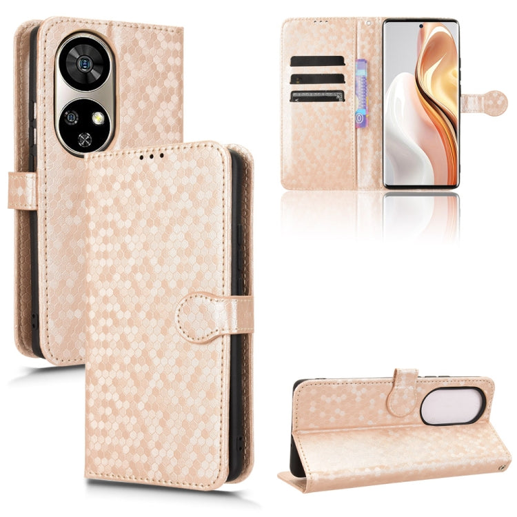 Honeycomb Dot Texture Leather Phone Case, For Ulefone Note 20 Pro, For Ulefone Note 17 Pro, For Ulefone Note 18 Ultra - NMNYSX