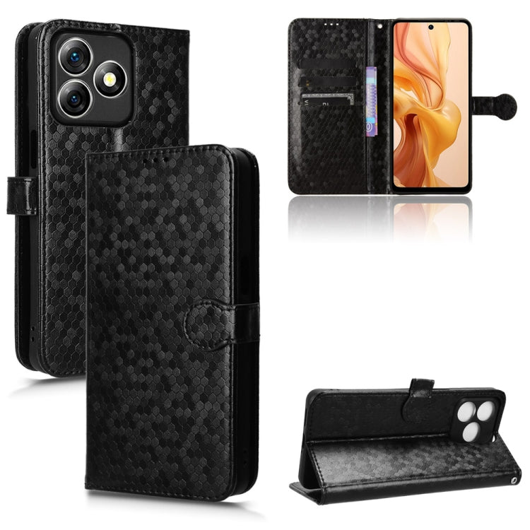 Honeycomb Dot Texture Leather Phone Case, For Ulefone Note 20 Pro, For Ulefone Note 17 Pro, For Ulefone Note 18 Ultra - NMNYSX