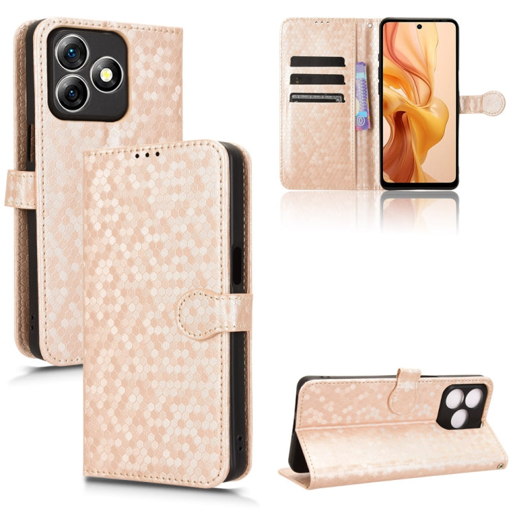 Honeycomb Dot Texture Leather Phone Case, For Ulefone Note 20 Pro, For Ulefone Note 17 Pro, For Ulefone Note 18 Ultra - NMNYSX