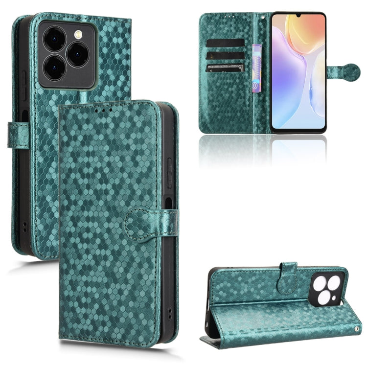Honeycomb Dot Texture Leather Phone Case, For Ulefone Note 20 Pro, For Ulefone Note 17 Pro, For Ulefone Note 18 Ultra - NMNYSX