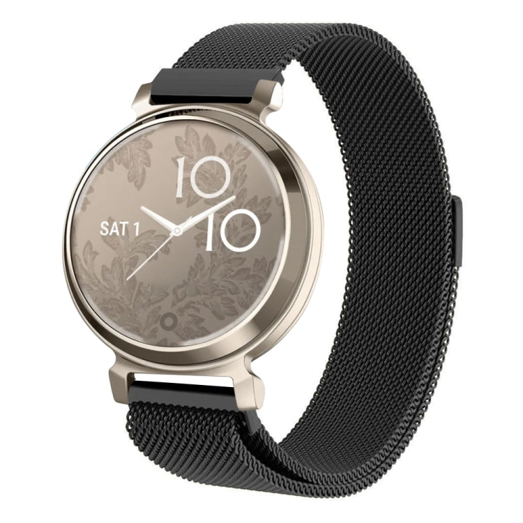 14mm Milan Stainless Steel Watch Band, For Garmin Lily 2