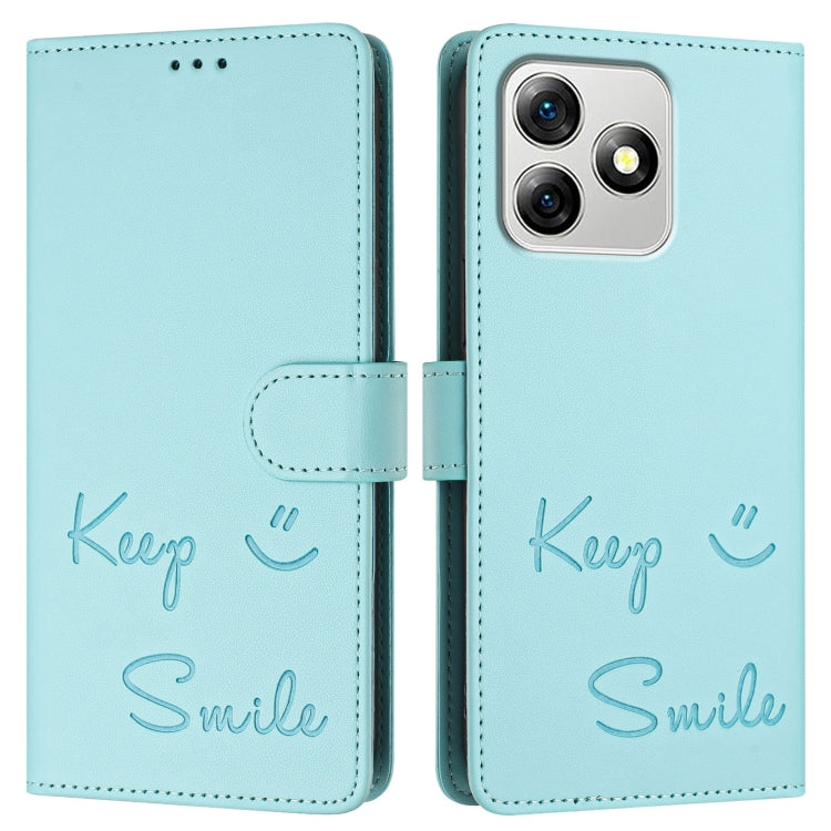 Smile Embossing RFID Leather Phone Case, For Ulefone Note 18 Ultra 5G, For Ulefone Note 14 - NMNYSX