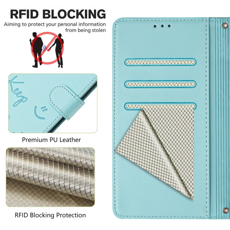 Smile Embossing RFID Leather Phone Case, For Ulefone Note 18 Ultra 5G, For Ulefone Note 14 - NMNYSX