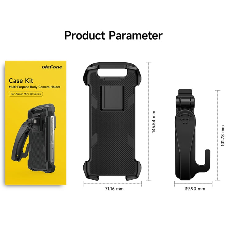 Ulefone Back Clip Phone Case, For Ulefone Armor mini 20T Pro / 20 Pro - NMNYSX