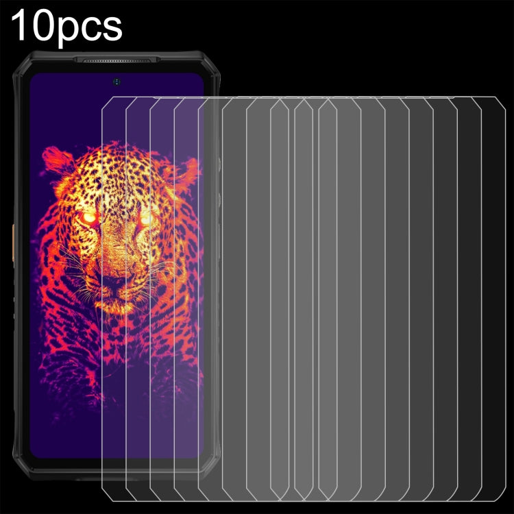 10pcs 3D 0.3mm Fine Hole High Aluminum Tempered Glass Film, For Ulefone Armor X31 Pro, For Ulefone Armor 28 Ultra Thermal - NMNYSX