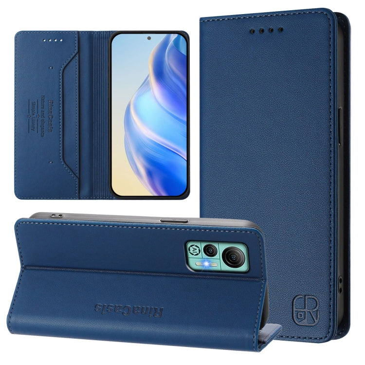 RC01 Dual-Folded Magnetic Suction RFID Leather Phone Case, For Ulefone Note 20 Pro, For Ulefone Note 17 Pro, For Ulefone Note 18 Ultra 5G, For Ulefone Note 16 Pro, For Ulefone Note 14 - NMNYSX