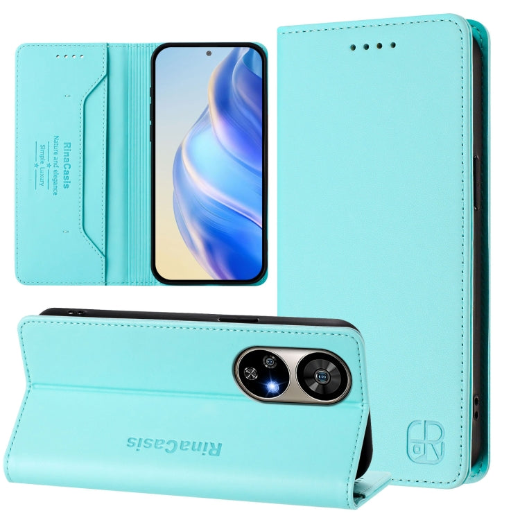 RC01 Dual-Folded Magnetic Suction RFID Leather Phone Case, For Ulefone Note 20 Pro, For Ulefone Note 17 Pro, For Ulefone Note 18 Ultra 5G, For Ulefone Note 16 Pro, For Ulefone Note 14 - NMNYSX