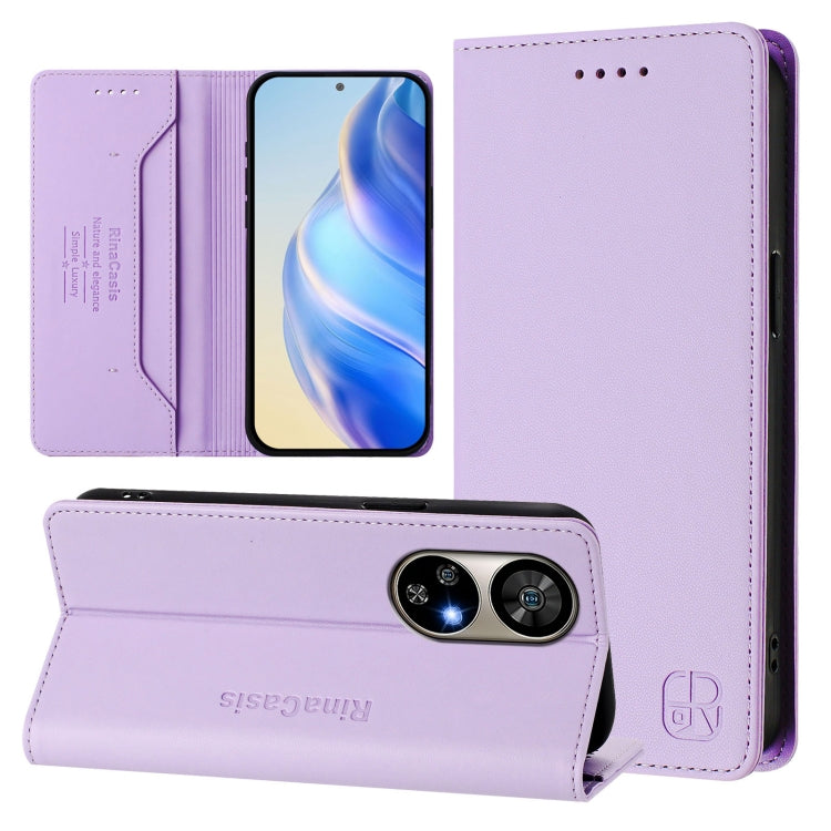 RC01 Dual-Folded Magnetic Suction RFID Leather Phone Case, For Ulefone Note 20 Pro, For Ulefone Note 17 Pro, For Ulefone Note 18 Ultra 5G, For Ulefone Note 16 Pro, For Ulefone Note 14 - NMNYSX