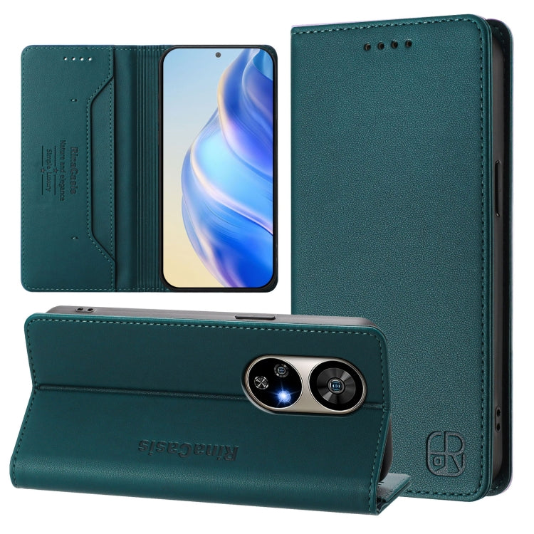 RC01 Dual-Folded Magnetic Suction RFID Leather Phone Case, For Ulefone Note 20 Pro, For Ulefone Note 17 Pro, For Ulefone Note 18 Ultra 5G, For Ulefone Note 16 Pro, For Ulefone Note 14 - NMNYSX