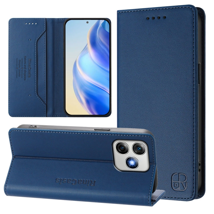 RC01 Dual-Folded Magnetic Suction RFID Leather Phone Case, For Ulefone Note 20 Pro, For Ulefone Note 17 Pro, For Ulefone Note 18 Ultra 5G, For Ulefone Note 16 Pro, For Ulefone Note 14 - NMNYSX