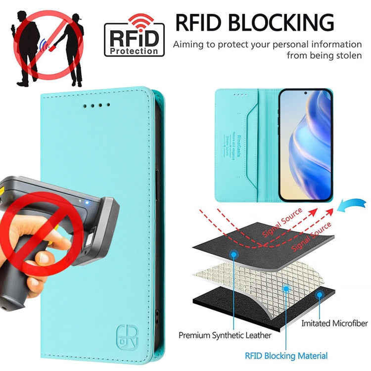 RC01 Dual-Folded Magnetic Suction RFID Leather Phone Case, For Ulefone Note 20 Pro, For Ulefone Note 17 Pro, For Ulefone Note 18 Ultra 5G, For Ulefone Note 16 Pro, For Ulefone Note 14 - NMNYSX