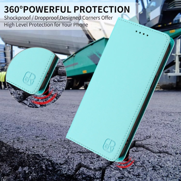 RC01 Dual-Folded Magnetic Suction RFID Leather Phone Case, For Ulefone Note 20 Pro, For Ulefone Note 17 Pro, For Ulefone Note 18 Ultra 5G, For Ulefone Note 16 Pro, For Ulefone Note 14 - NMNYSX