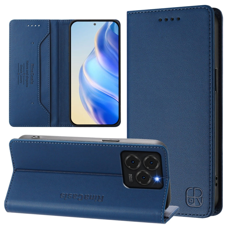 RC01 Dual-Folded Magnetic Suction RFID Leather Phone Case, For Ulefone Note 20 Pro, For Ulefone Note 17 Pro, For Ulefone Note 18 Ultra 5G, For Ulefone Note 16 Pro, For Ulefone Note 14 - NMNYSX