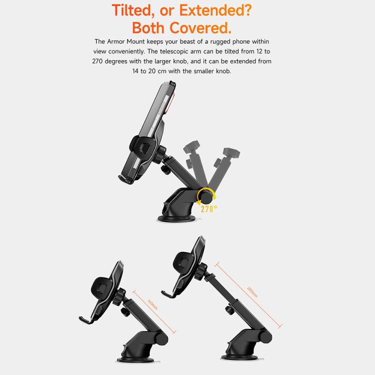 Ulefone UAN04 Armor Mount Car / Desktop Phone Holder, Enhanced Model, UAN04 - NMNYSX