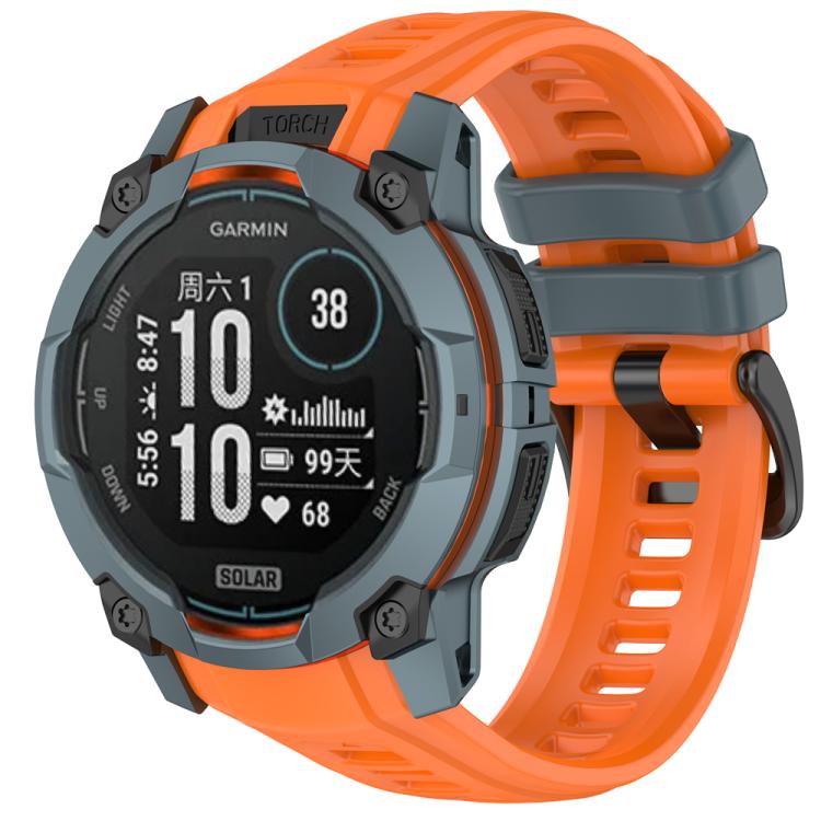 Silicone Breathable Watch Band Wristband, For Garmin Instinct 3 AMOLED / Solar 50mm, For Garmin Instinct 3 AMOLED / Solar 45mm