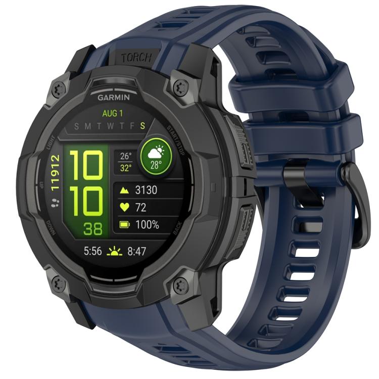 Silicone Breathable Watch Band Wristband, For Garmin Instinct 3 AMOLED / Solar 50mm, For Garmin Instinct 3 AMOLED / Solar 45mm