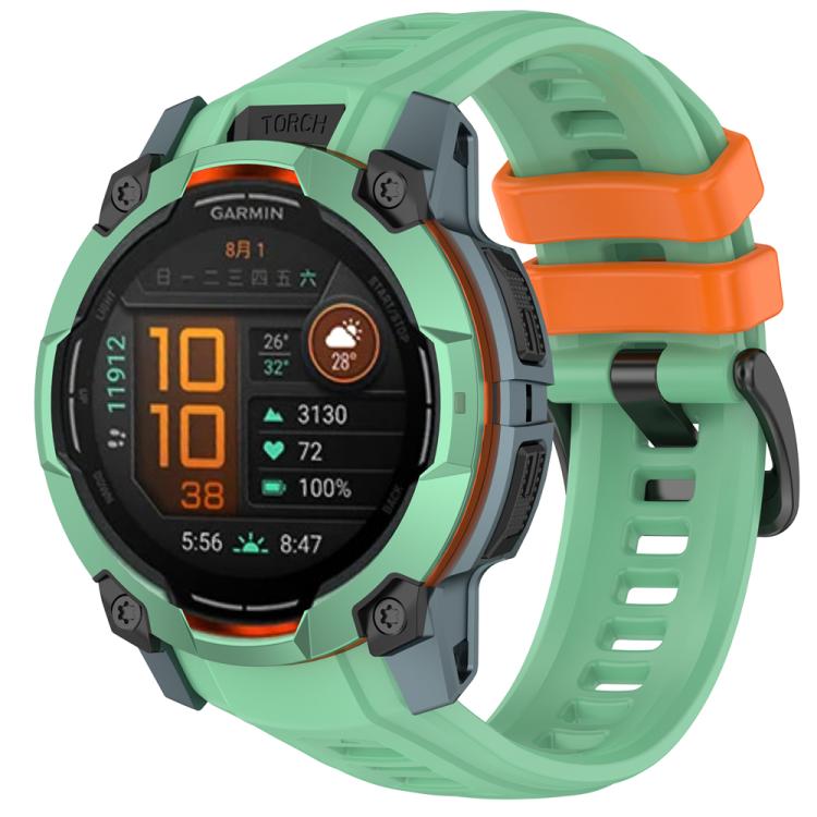 Silicone Breathable Watch Band Wristband, For Garmin Instinct 3 AMOLED / Solar 50mm, For Garmin Instinct 3 AMOLED / Solar 45mm