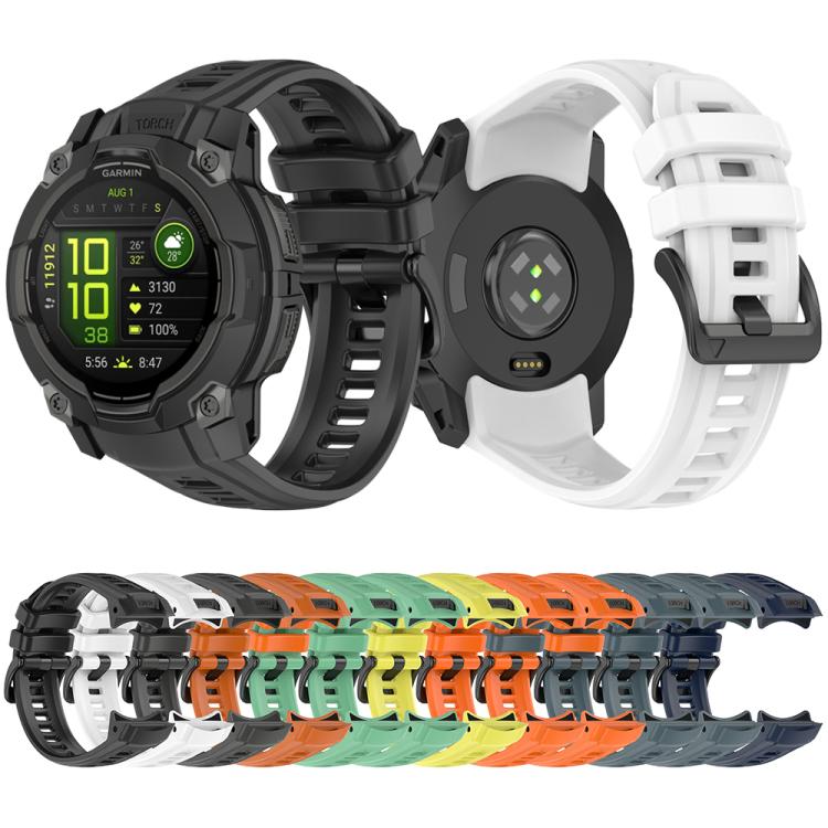 Silicone Breathable Watch Band Wristband, For Garmin Instinct 3 AMOLED / Solar 50mm, For Garmin Instinct 3 AMOLED / Solar 45mm
