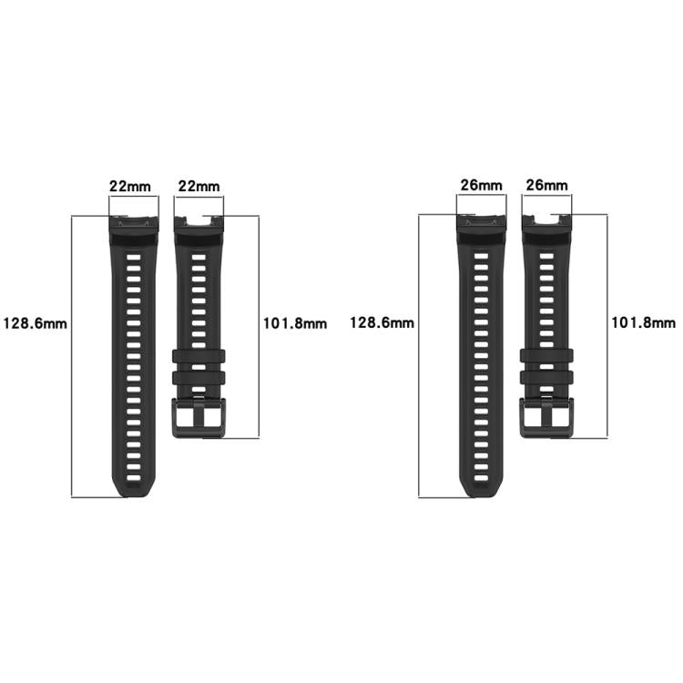 Silicone Breathable Watch Band Wristband, For Garmin Instinct 3 AMOLED / Solar 50mm, For Garmin Instinct 3 AMOLED / Solar 45mm