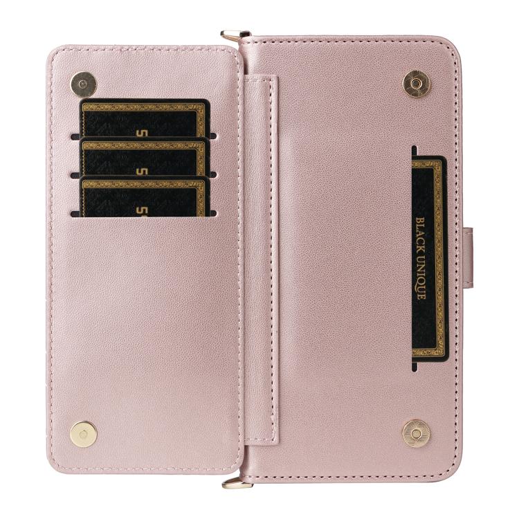 Multifunctional 6-Card Slots Leather Phone Case with Wrist Strap, For Ulefone Note 21, For Ulefone Note 19 - NMNYSX