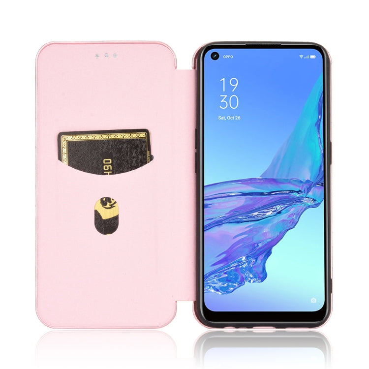 Carbon Fiber Texture Magnetic Horizontal Flip TPU + PC + PU Leather Case with Card Slot & Lanyard, For OPPO A53 / A32 (2020), For OPPO Reno3 Pro Overseas Version, For Doogee X95, For Asus Zenfone 7 ZS670KS / Zenfone 7 Pro ZS671KS�����������������������... - NMNYSX