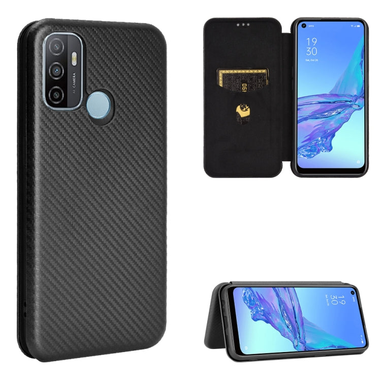 Carbon Fiber Texture Magnetic Horizontal Flip TPU + PC + PU Leather Case with Card Slot & Lanyard, For OPPO A53 / A32 (2020), For OPPO Reno3 Pro Overseas Version, For Doogee X95, For Asus Zenfone 7 ZS670KS / Zenfone 7 Pro ZS671KS�����������������������... - NMNYSX