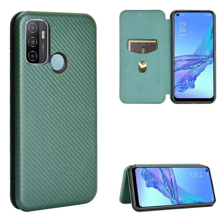 Carbon Fiber Texture Magnetic Horizontal Flip TPU + PC + PU Leather Case with Card Slot & Lanyard, For OPPO A53 / A32 (2020), For OPPO Reno3 Pro Overseas Version, For Doogee X95, For Asus Zenfone 7 ZS670KS / Zenfone 7 Pro ZS671KS�����������������������... - NMNYSX