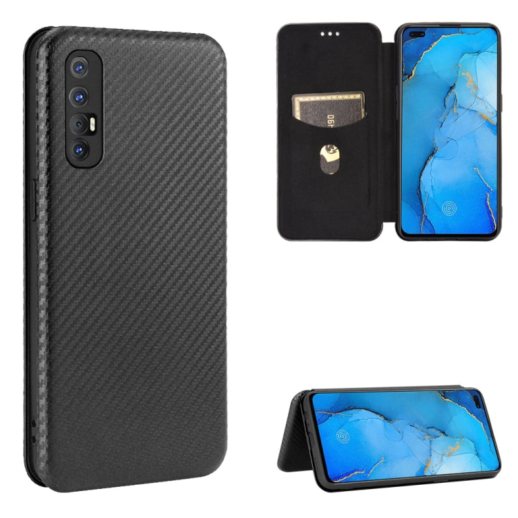 Carbon Fiber Texture Magnetic Horizontal Flip TPU + PC + PU Leather Case with Card Slot & Lanyard, For OPPO A53 / A32 (2020), For OPPO Reno3 Pro Overseas Version, For Doogee X95, For Asus Zenfone 7 ZS670KS / Zenfone 7 Pro ZS671KS�����������������������... - NMNYSX