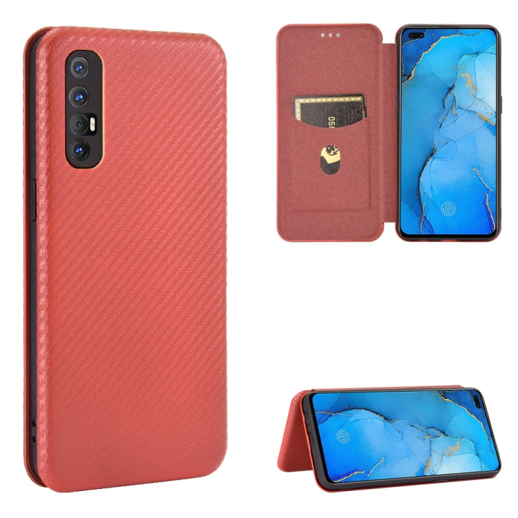 Carbon Fiber Texture Magnetic Horizontal Flip TPU + PC + PU Leather Case with Card Slot & Lanyard, For OPPO A53 / A32 (2020), For OPPO Reno3 Pro Overseas Version, For Doogee X95, For Asus Zenfone 7 ZS670KS / Zenfone 7 Pro ZS671KS�����������������������... - NMNYSX