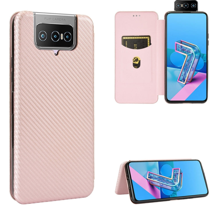 Carbon Fiber Texture Magnetic Horizontal Flip TPU + PC + PU Leather Case with Card Slot & Lanyard, For OPPO A53 / A32 (2020), For OPPO Reno3 Pro Overseas Version, For Doogee X95, For Asus Zenfone 7 ZS670KS / Zenfone 7 Pro ZS671KS�����������������������... - NMNYSX
