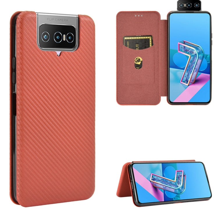 Carbon Fiber Texture Magnetic Horizontal Flip TPU + PC + PU Leather Case with Card Slot & Lanyard, For OPPO A53 / A32 (2020), For OPPO Reno3 Pro Overseas Version, For Doogee X95, For Asus Zenfone 7 ZS670KS / Zenfone 7 Pro ZS671KS�����������������������... - NMNYSX